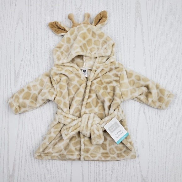 Hudson Baby Other - Hudson Baby Infant Hooded Bathrobe Giraffe New